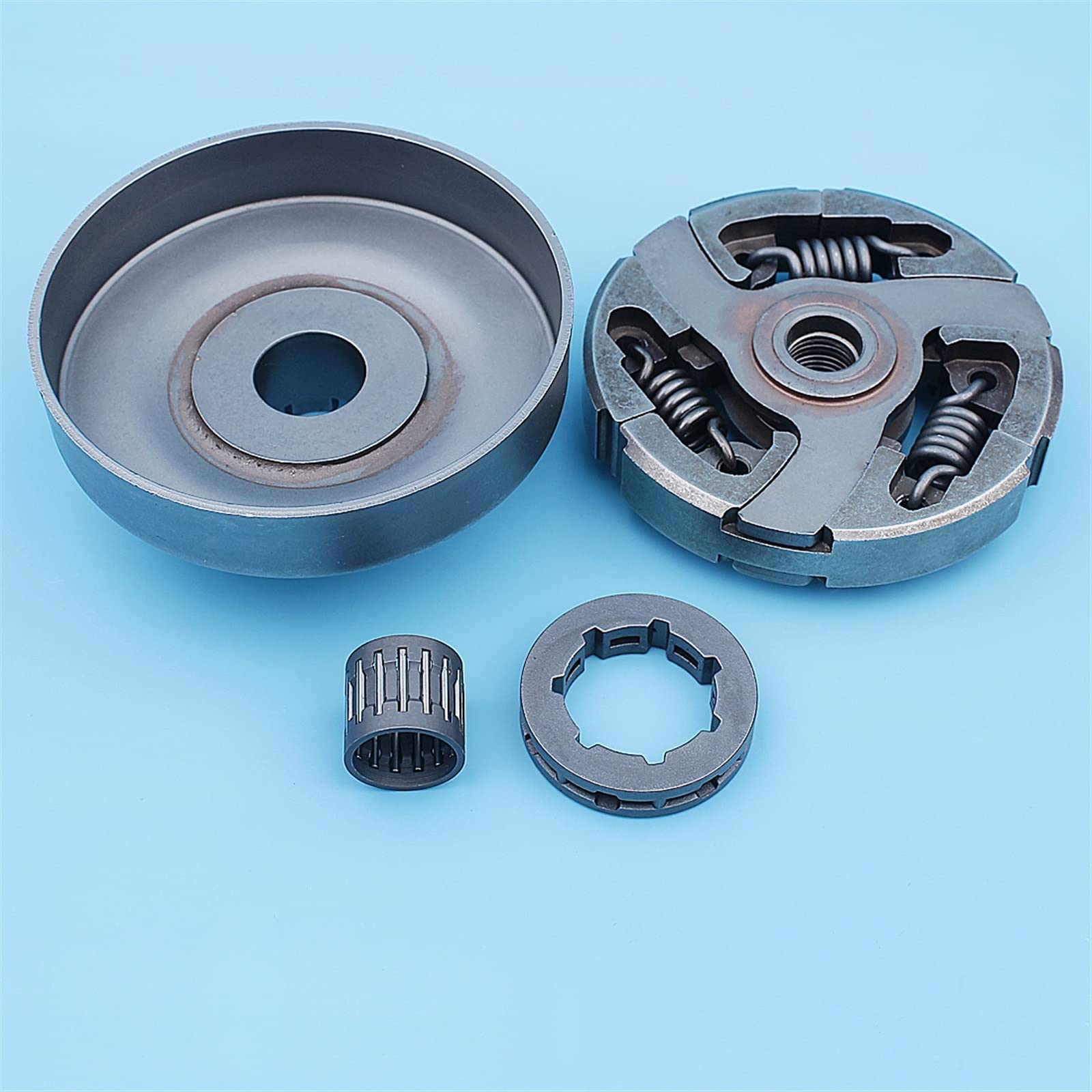 Kit de cojinete de tambor de embrague de piñón de llanta 3/8 apto for Husqvarna 394 395 394XP 395XP 185 285 repuestos de motosierra