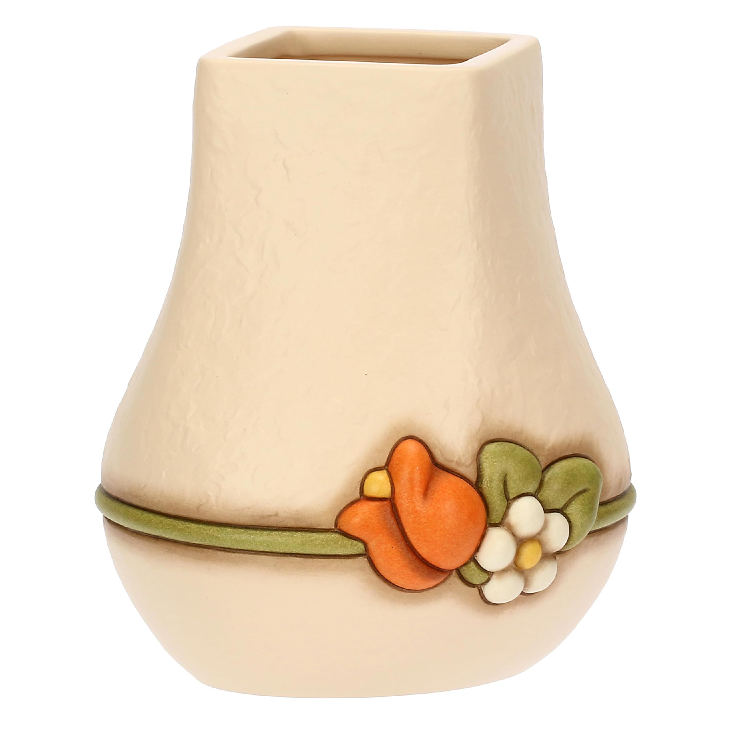 THUN - Poggiamestoli - ceramica - Collezione Country Bloom - 13,5 x 12,9 x 15,6 cm