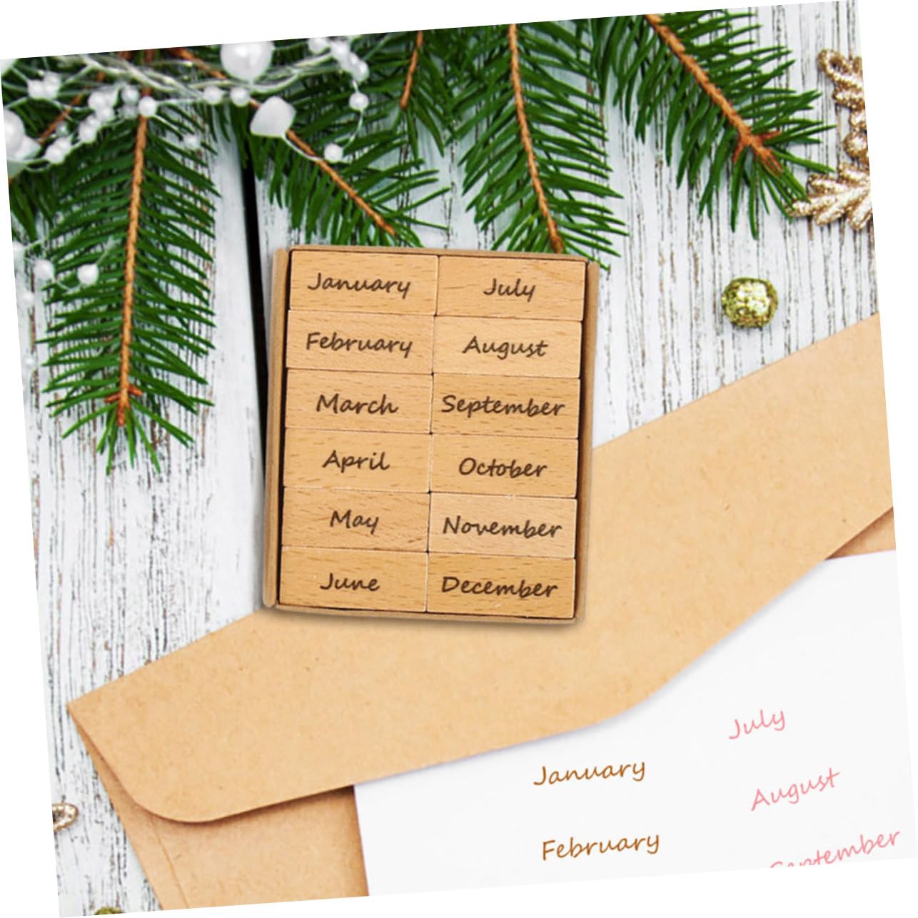 OSALADI 10 Set Sigillo digitale in legno data timbro pianificatore TIMBRI DEL DIART francobolli di scrapbooking timbro d'epoca francobolli fai da te del diario timbro numerico Di legno