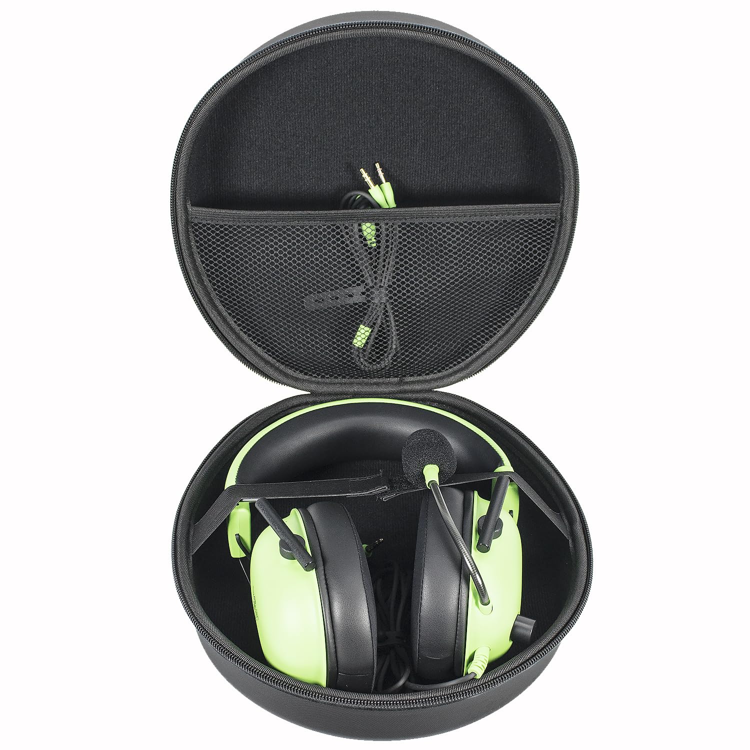 Custodia Rigida Case Cover Compatibile con Razer BlackShark V3 / V3 Pro / V3 X HyperSpeed / V2 / V2 X / V2 Pro / V2 HyperSpeed Cuffie Gaming, Custodia Solo - Nero YC80030