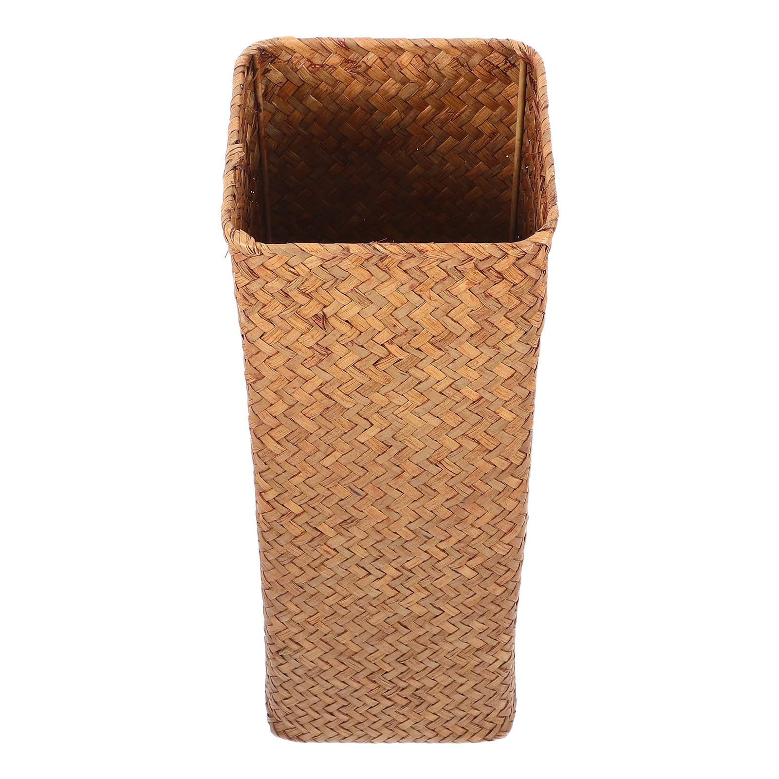 Jarrón de mimbre vintage para decorar escritorios de oficina y crear ambientes relajantes de trabajo