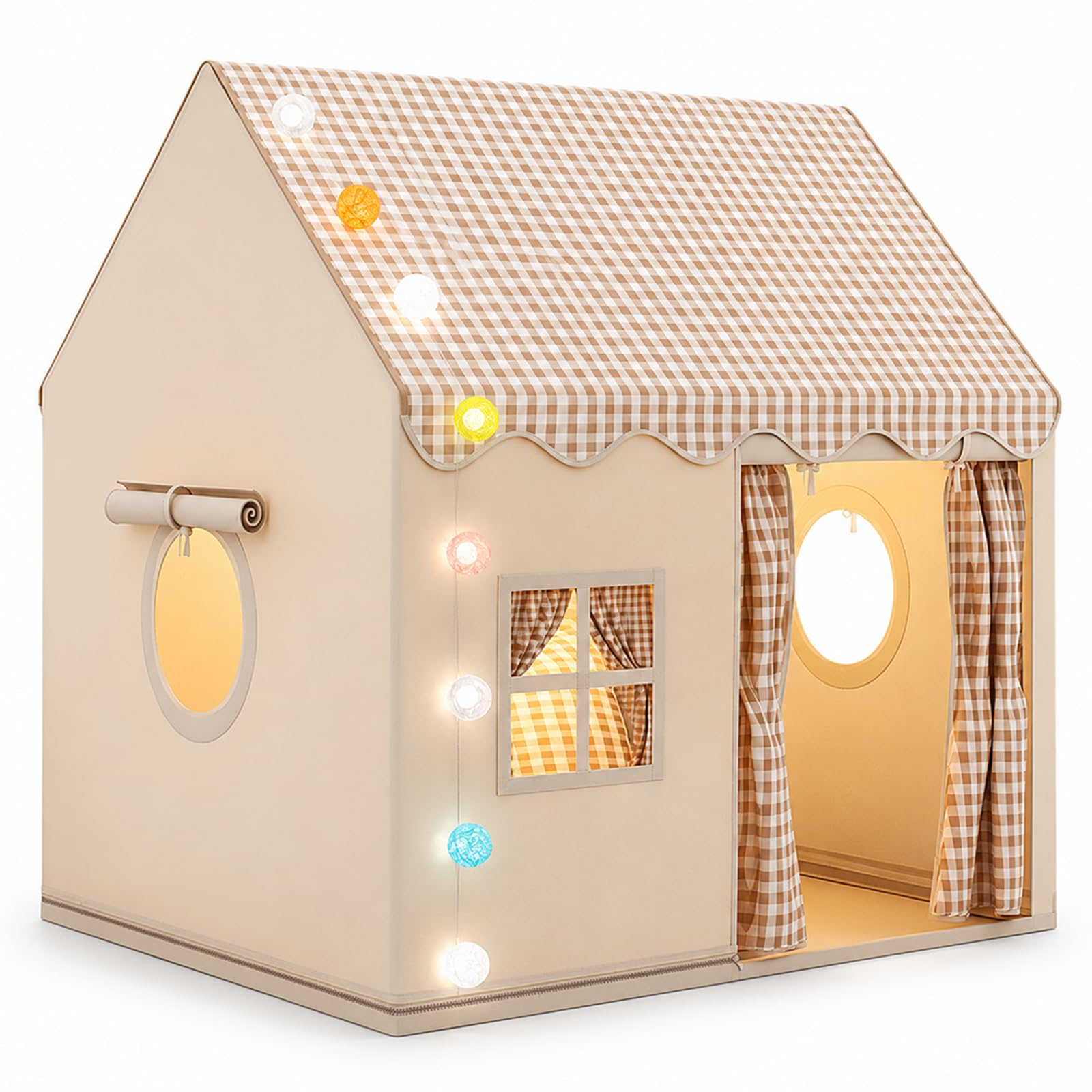 Tenda da gioco per interni ed esterni, con luci e borsa portaoggetti