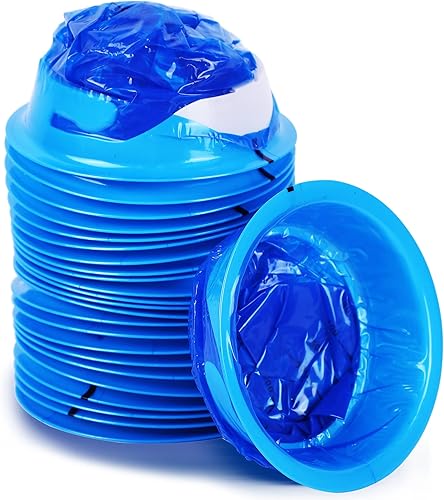 Paquete de 24 bolsas de Emesis, bolsas desechables para vómitos, bolsa para enfermedad de aviones y automóviles, bolsas para náuseas para viajes