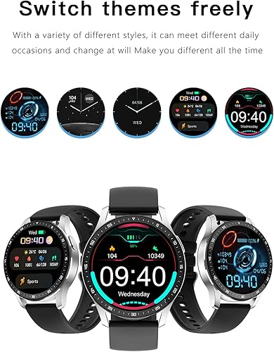 Miniatura 2 de Reloj inteligente con auriculares, 2 en 1 TWS inalámbrico BT5.0, monitor de salud deportivo de fitness, color negro