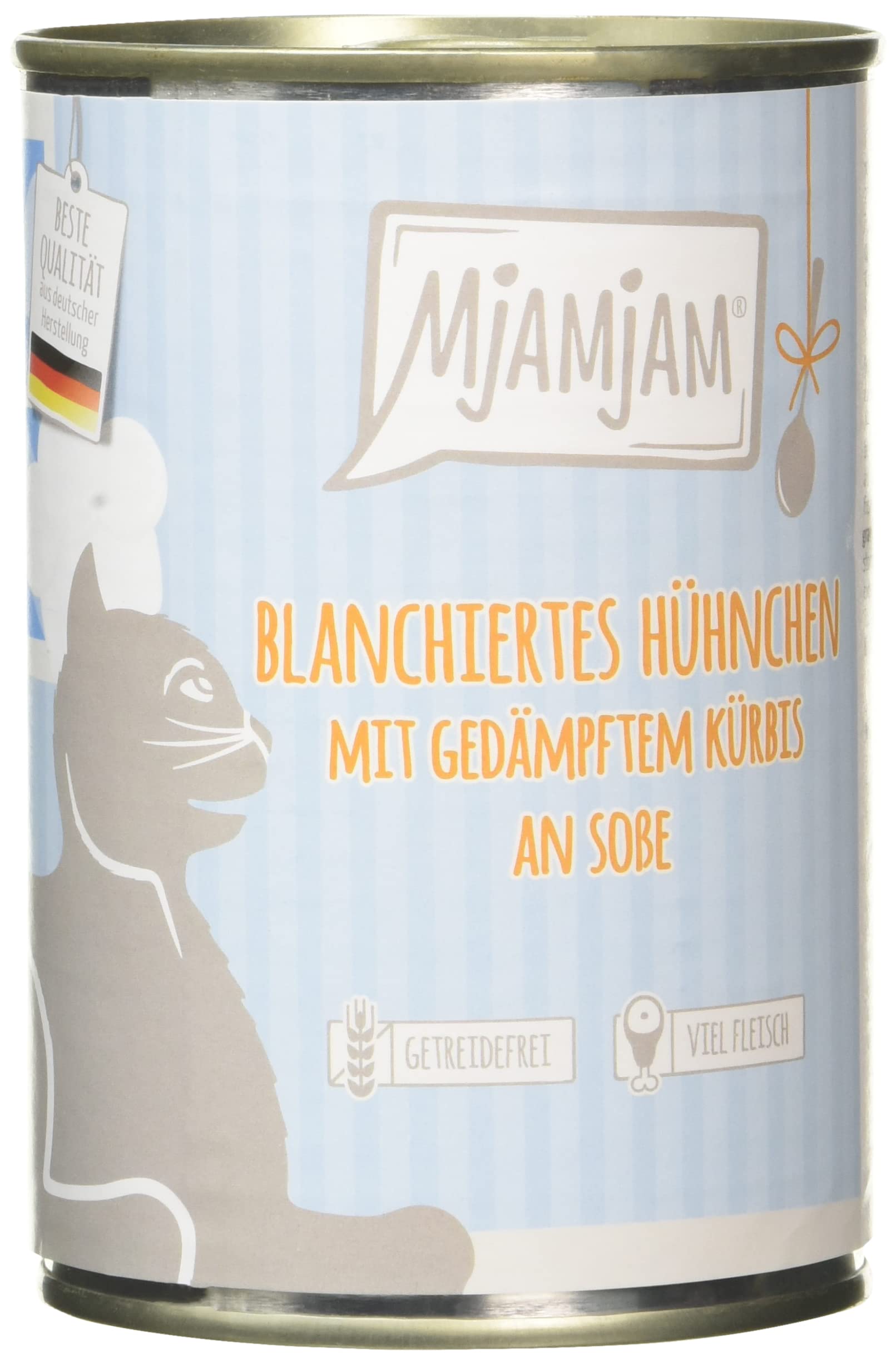 MjAMjAM - blanched chicken with steamed pumpkin and sauce 6 x 380 g