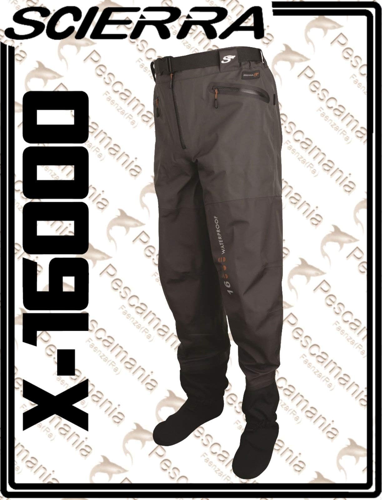 Scierra Wader X-16000 grey pants 3 layers breathable