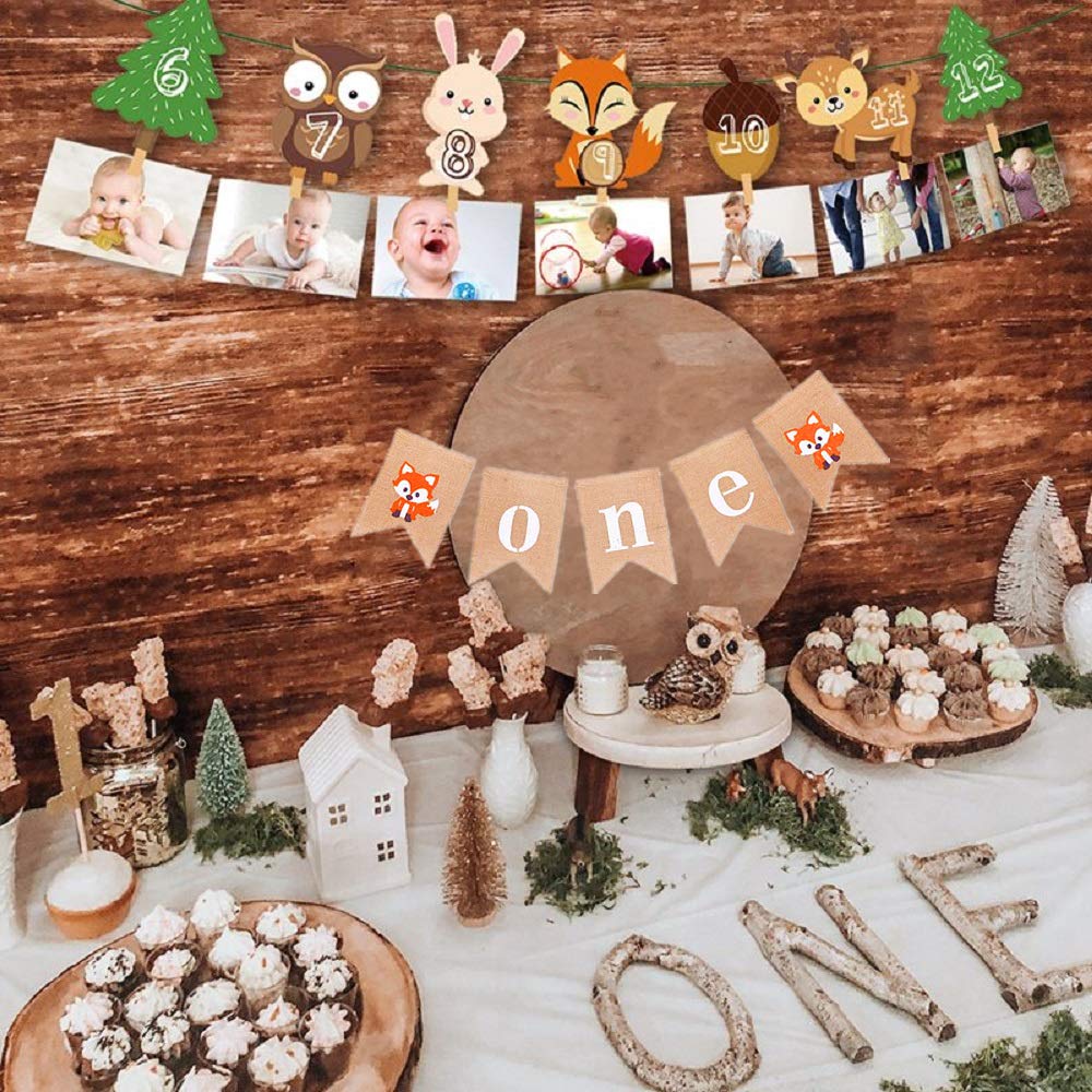 Allestimento tema animali del bosco, creato per festeggiare il primo compleanno del piccolo Alessandro...grazie a mamma @paola .... per la fiducia ...buon compleanno piccolo Ale
