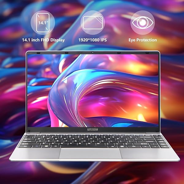 FUNYET Laptop Computer, Gaming Laptops 2026, 14 Inch Lap Top PC Windows 11 Pro, 16GB RAM 512GB SSD, Intel N5095 Processor(up to 2.9 GHz), Office 365, for Business and Students, 2-Year Warranty - 4