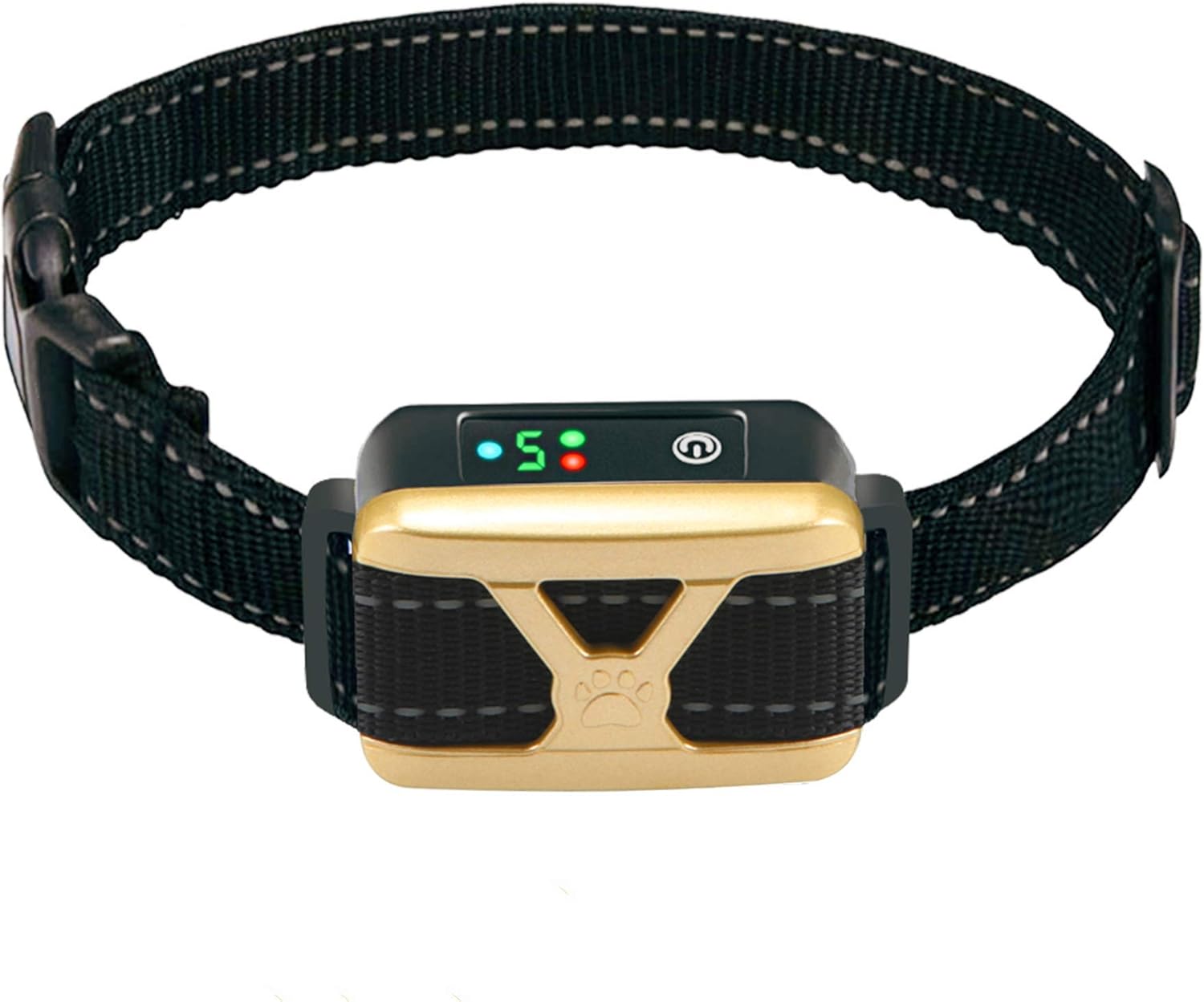 Dog Bark Collar - Rechargeable Bark Collar 5 Adjustment Modes for Small Medium Large Dogs, Humane Anti Barking Collar with Beep Vibration and Shock