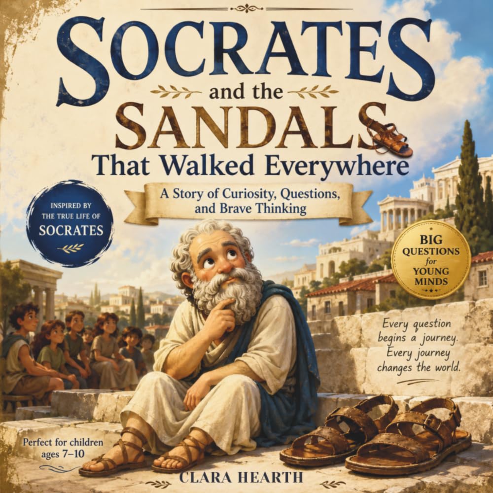 Socrates and the Sandals That Walked Everywhere: A Story of Curiosity, Questions, and Brave Thinking (Small Wonderers: Great Philosophers for Brave Thinkers)