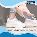 Home Genie Memory Foam Shoes Insole | shoe Insoles for All Shoes | Shoe Insole for heel pain | Super Soft Absorption Pads Comfortable, Soft, Durable, Washable (Pack of 3, Blue (size-8) gallery image