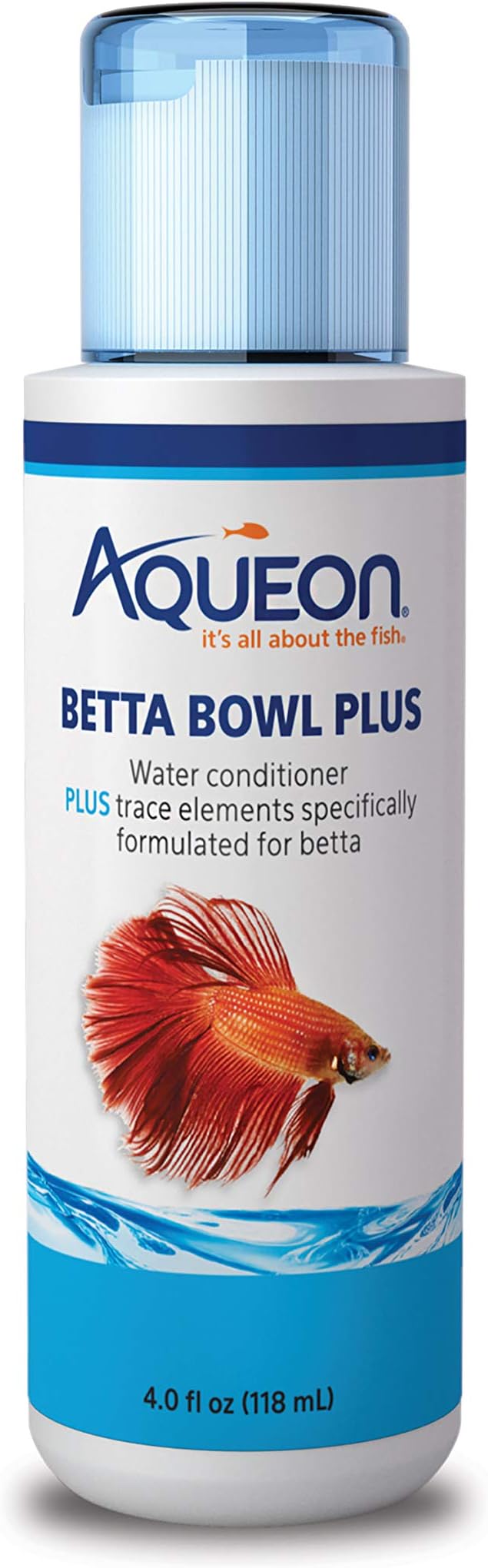 Betta Bowl Plus Aquarium Tap Water Conditioner, 4-Oun