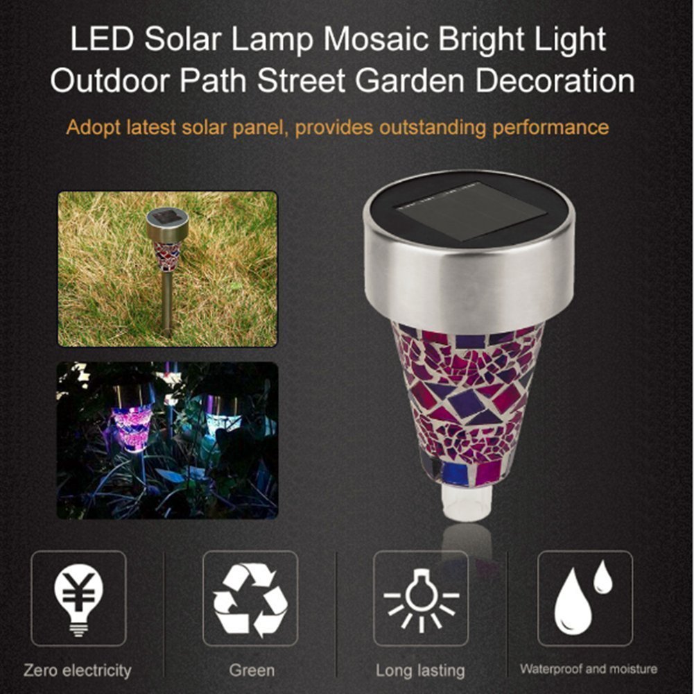 Snapklik.com : SUNWIND Solar Garden Lights - Outdoor Decorative Mosaic ...