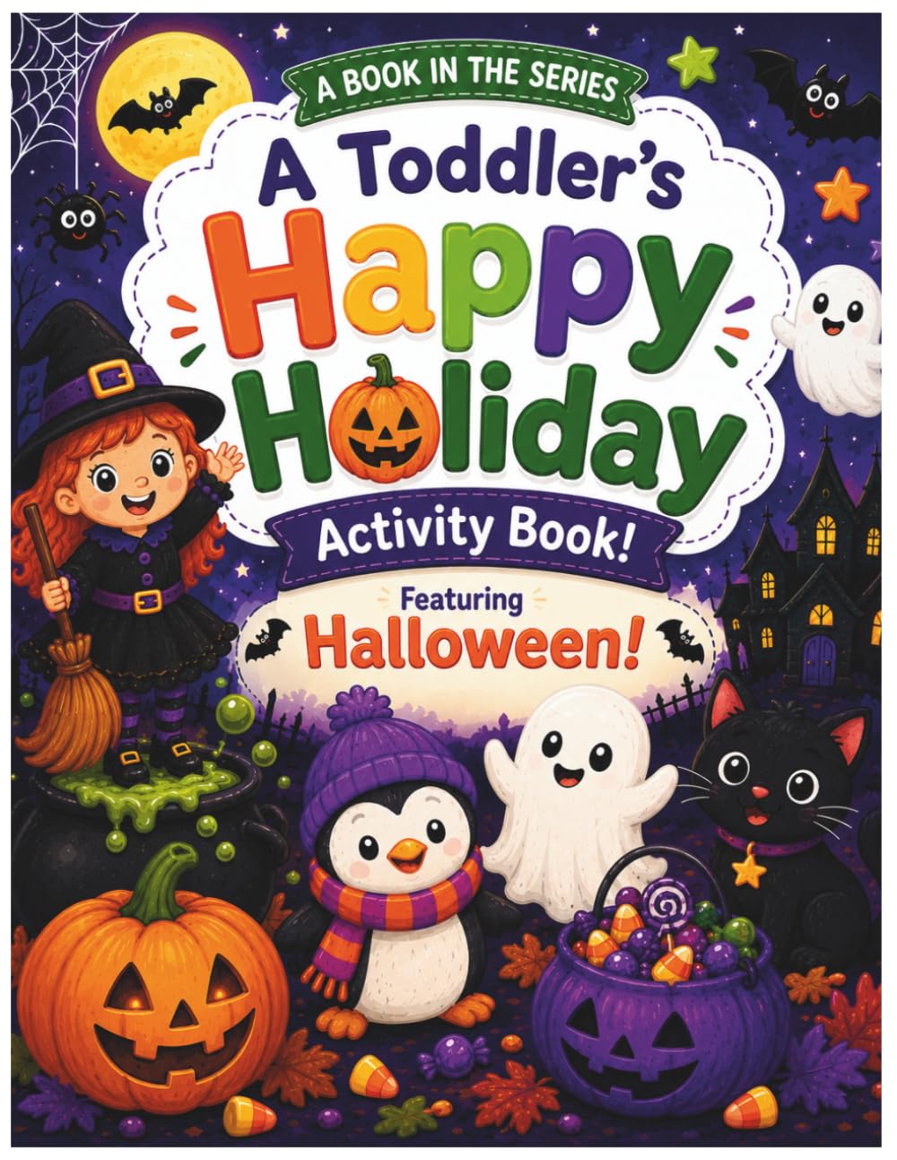 Halloween Activity Book for Kids: Coloring, Tracing, Counting, Matching & Dot Marker Halloween Activities for Preschoolers and Toddlers (Holiday Activity Books for Kids)