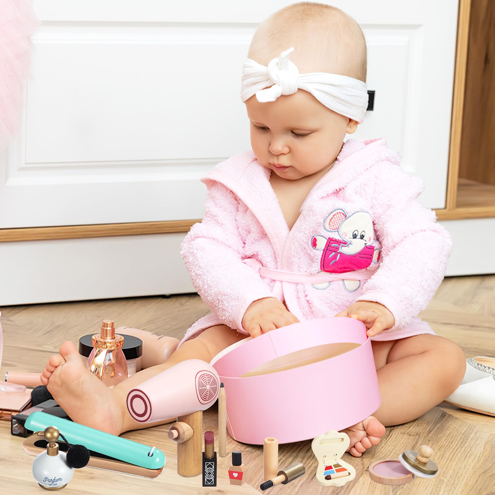 NOLITOY Spielzeug Schminkset für Mädchen mit Feiner Verarbeitung und Sicherem Gebrauch als Geschenk für Besondere Anlässe und Feiertage
