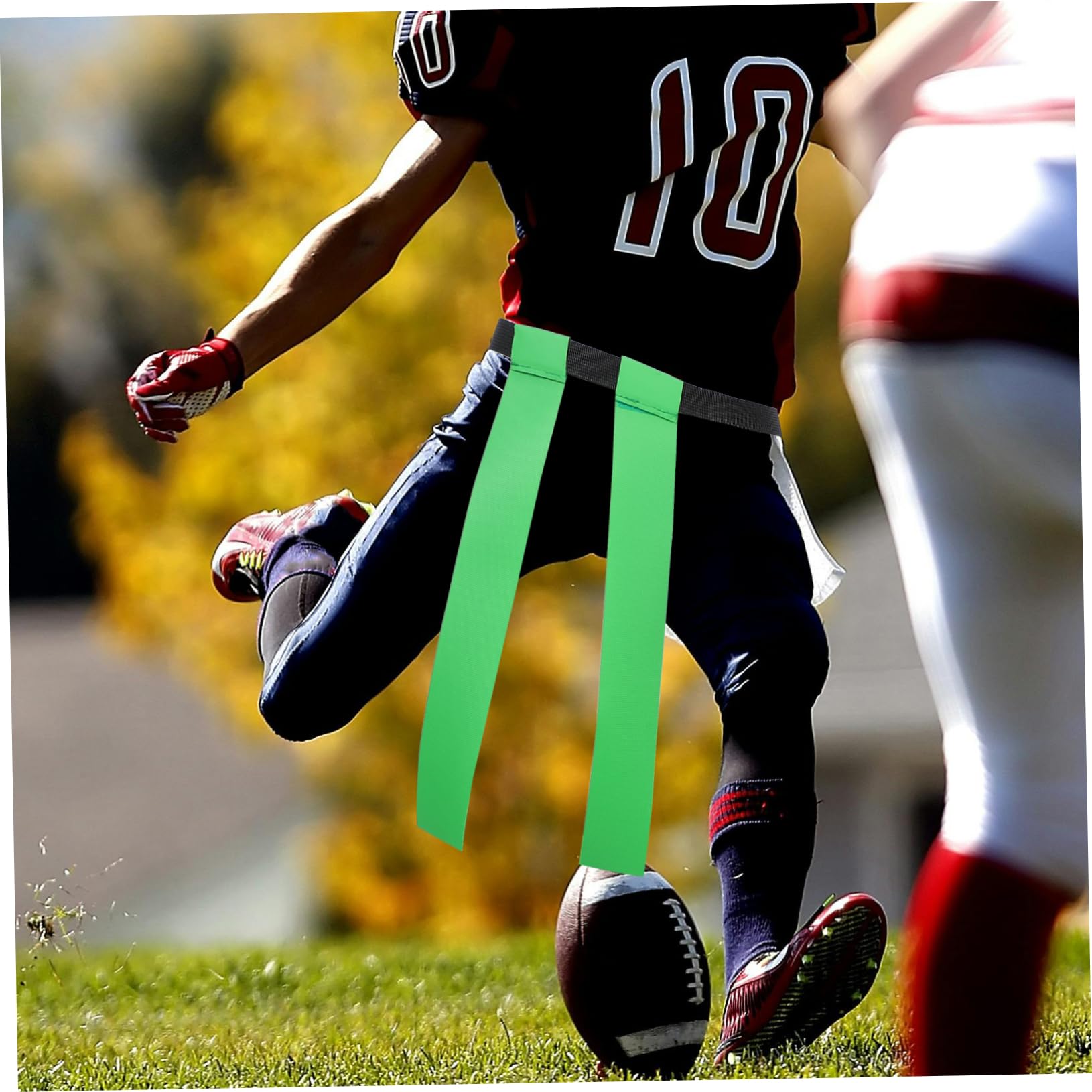 Happyyami Flag Football Kit 2 Sets of Small Football Flag Belts for Rugby Fantasy Outdoor Sports