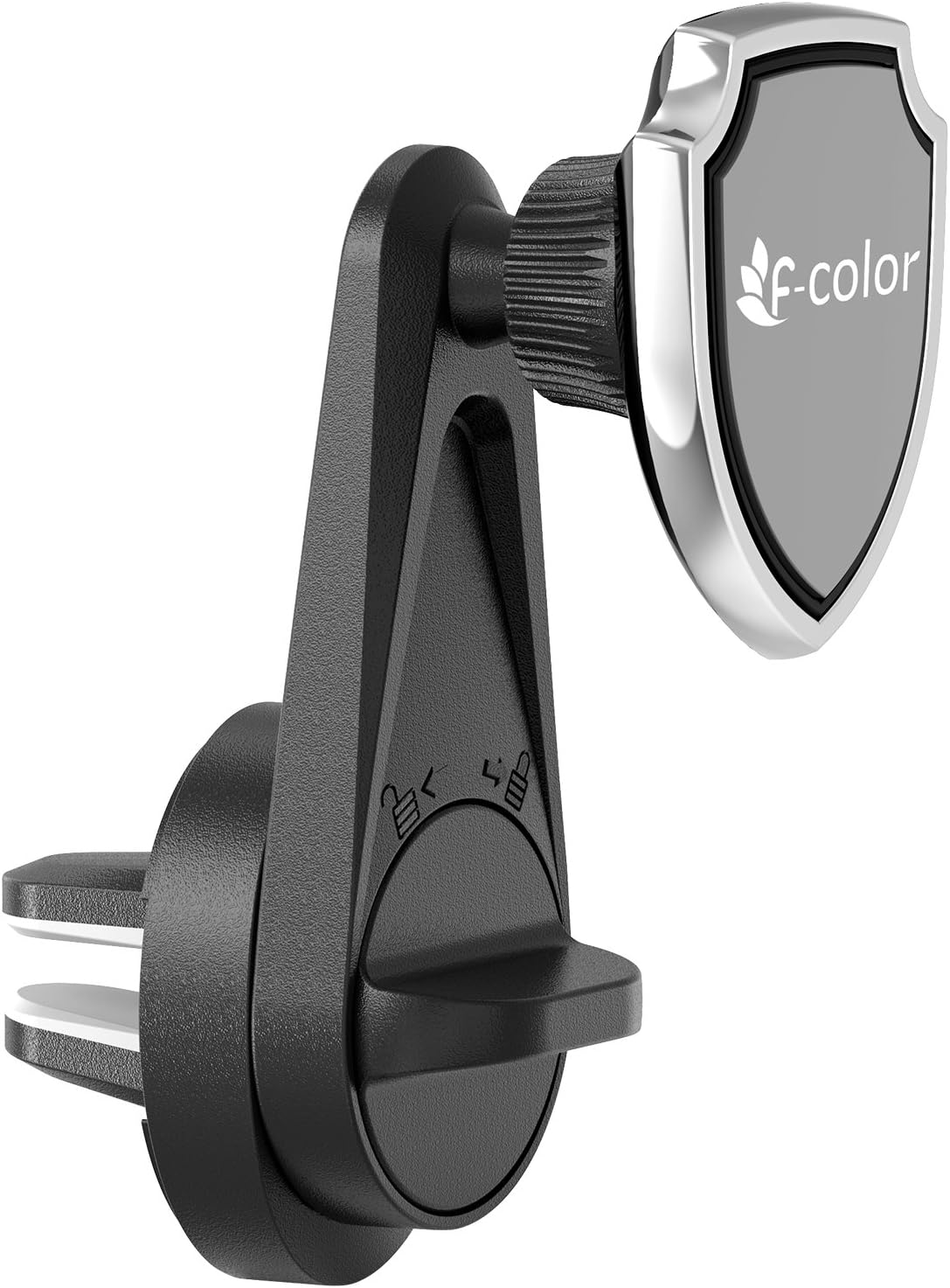 Magnetic Phone Car Mount, F-color Air Vent Car Mount Phone Holder Magnetic, Universal Phone Cradle for iPhone X 8 7 6 5, Samsung, Google Pixel, GPS Devices, Strong Magnets and Easy Install, Black