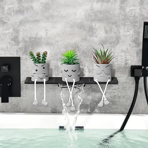 Miniatura 3 de Zerzsy Juego de suculentas artificiales, plantas suculentas artificiales, mini plantas falsas en macetas, plantas sintéticas, decoración de