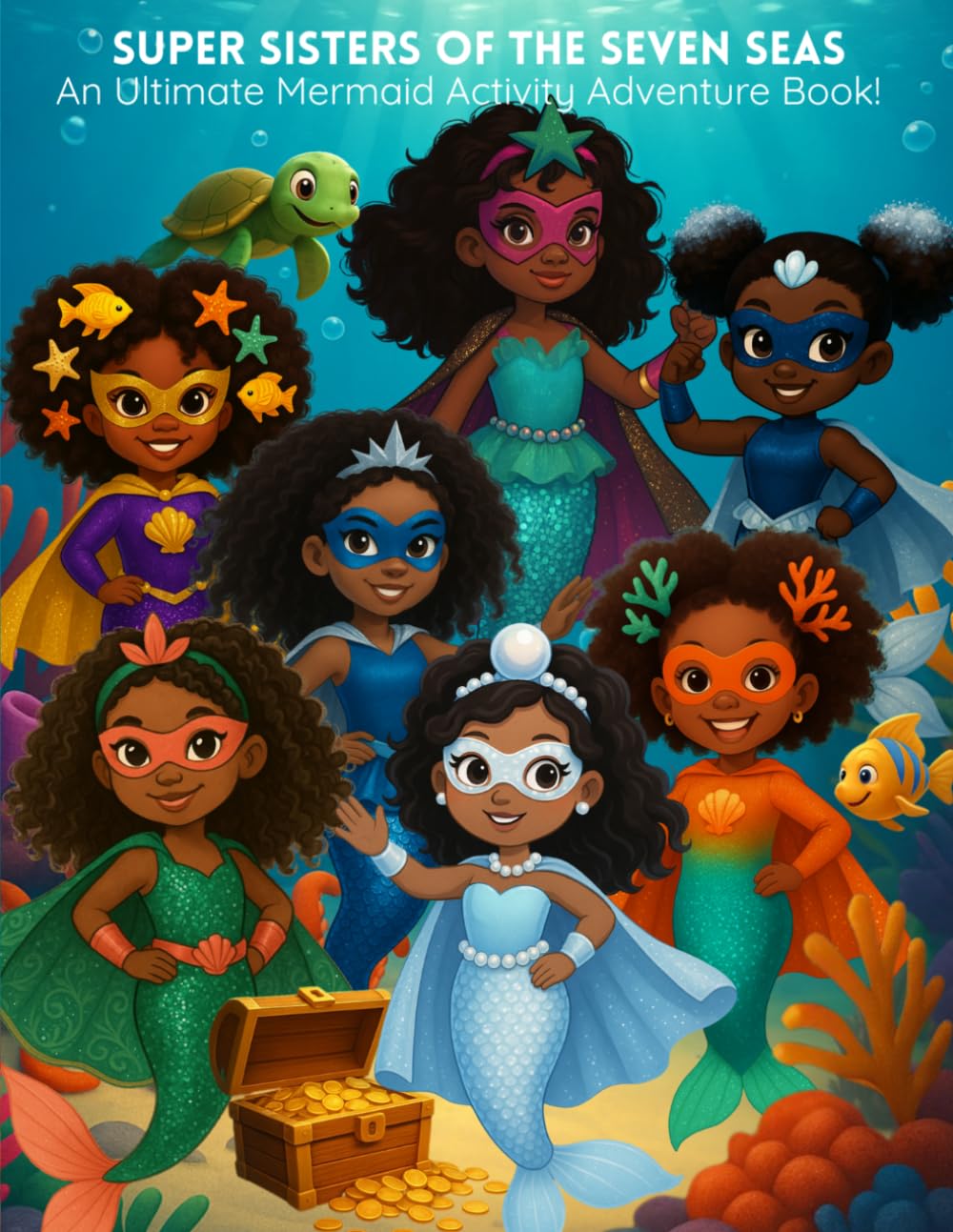 Super Sisters of the Seven Seas: An Ultimate Mermaid Activity Adventure Book!