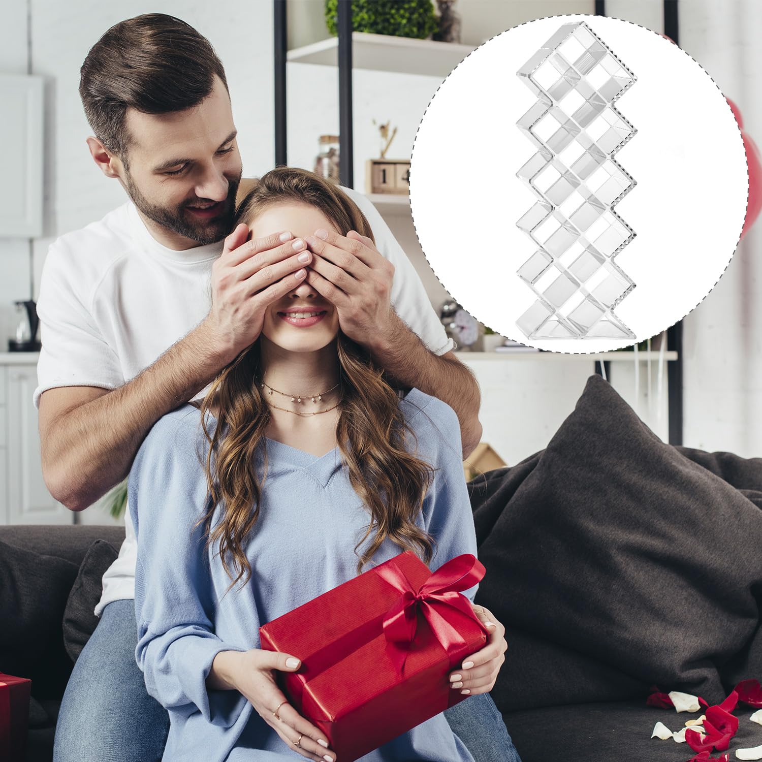 QWORK® organizer na szminki, 16 miejsc, uchwyt na błyszczyk do ust, uchwyt na szminkę