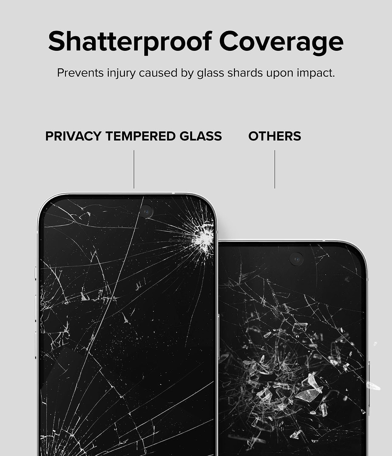 Ringke Privacy Glass [Feel Better in Public] Compatible with iPhone 15 Pro Screen Protector, Easy to Install Case Friendly Tempered Glass Anti-spy Privacy Screen Protector with Installation Tool