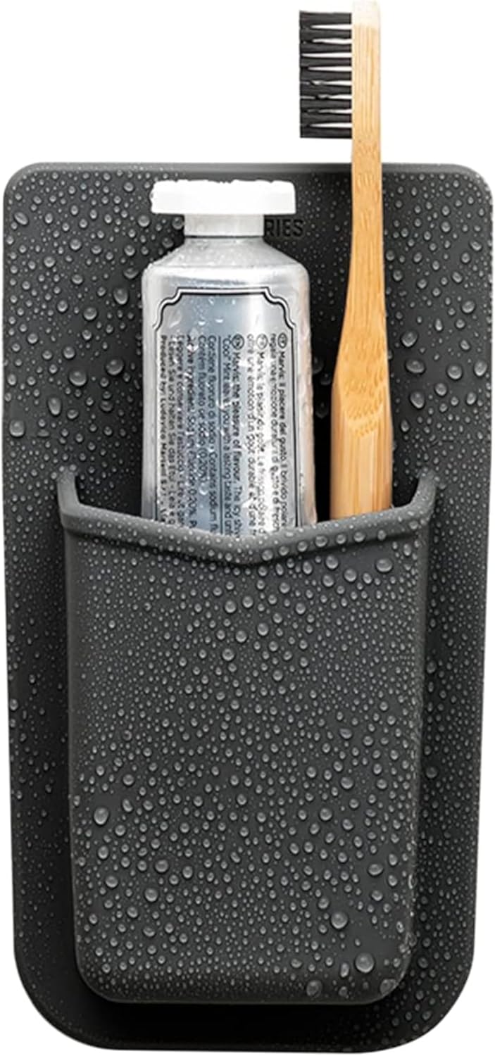 TOOLETRIES The Henry Essentials Holder, Bathroom Organizer - Charcoal