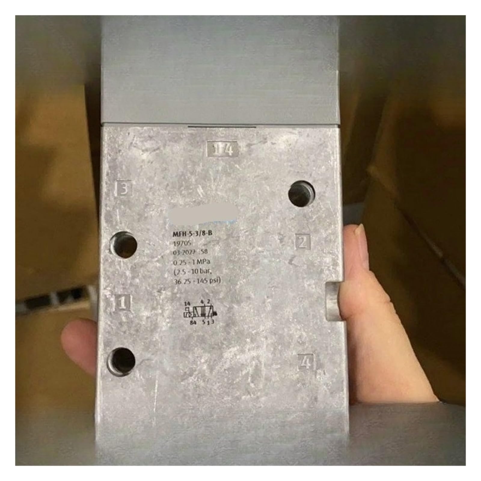 Électrovanne MFH 5 1 8 S B 19759 résout les pertes de pression pneumatique