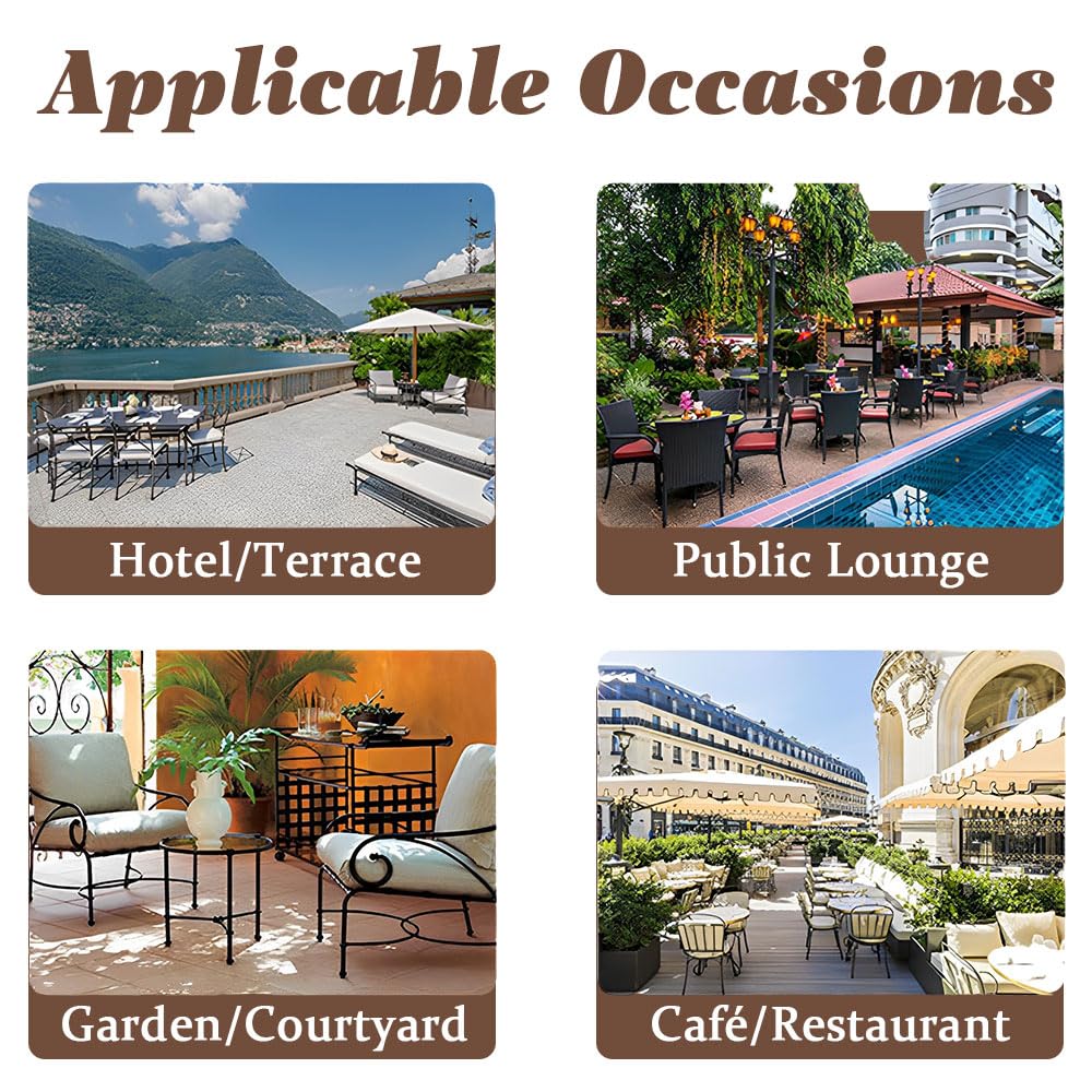 Surwin Sonnenliege Auflage Burgunderrot - 48x155cm Outdoor Polster