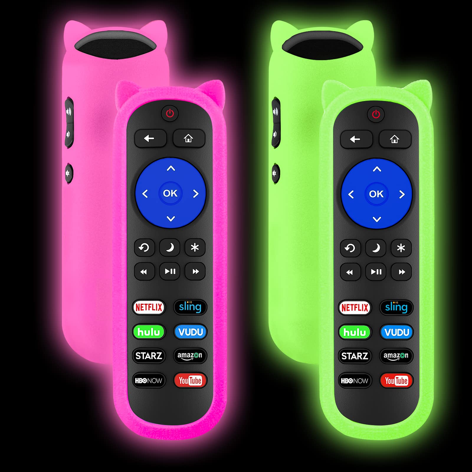 Replace for Hisense Roku TV Remote Control Fit for Hisense Smart TV 50R7E 65R7E 43R6E 65R6E1 R6070 50R7050E 32H4030F 40H4030F 40H4030F1 32H4E1 58R6E TV 50R7F 55R7F, HU-RCRUS-20G Remote with Batteries