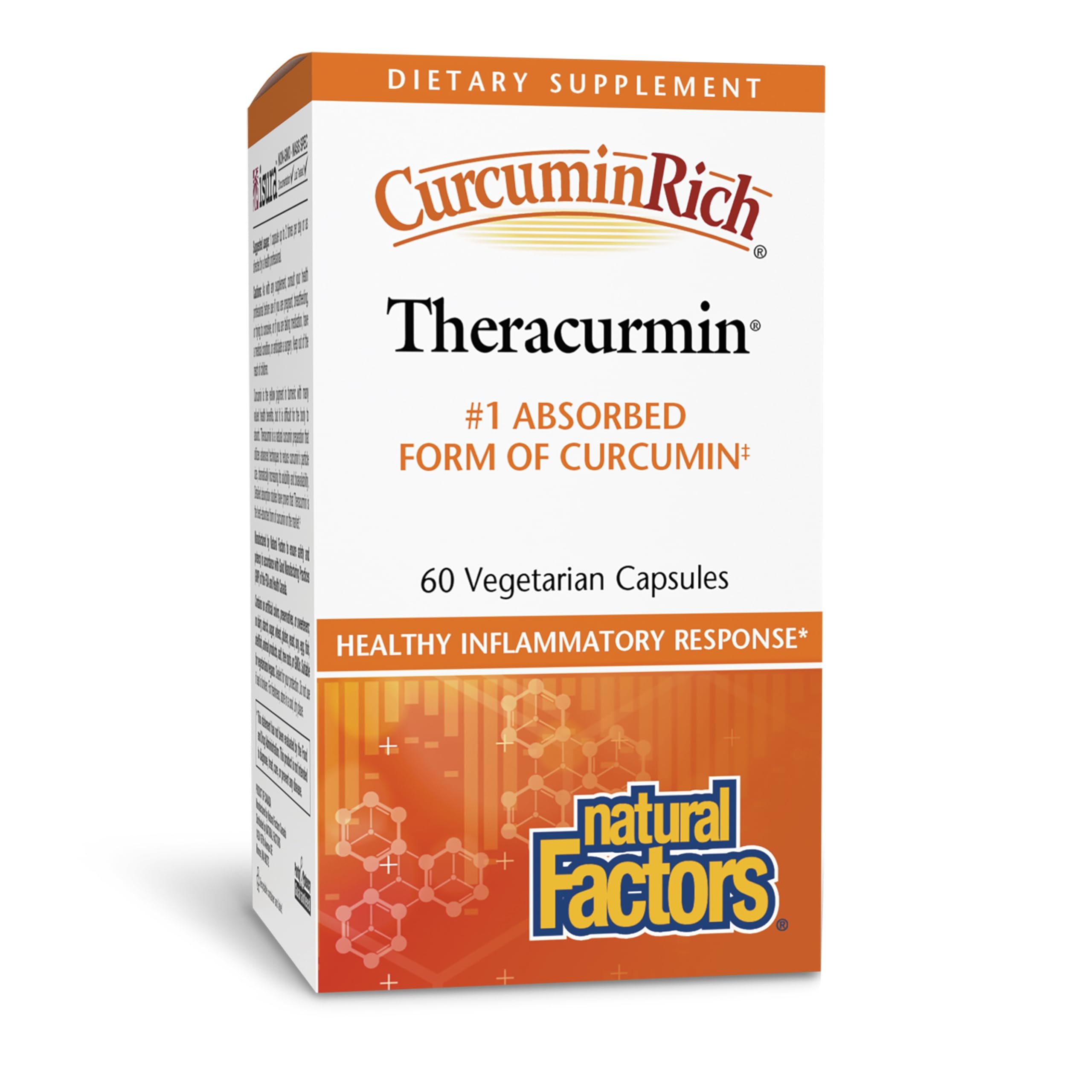 Natural Factors CurcuminRich Theracurmin 30 mg Turmeric Curcumin, 60 Count 60 Count (Pack of 1)