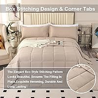 Vista 4 de Juego de edredón extragrande California King de 120 x 120 pulgadas, edredón extra grande tamaño King de 3 piezas, edredón ligero reversible