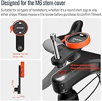 Vista 5 de sincetop Soporte para teléfono de bicicleta, Tapa de vástago de bicicleta de montaña Soporte para teléfono, Abrazadera universal de aluminio