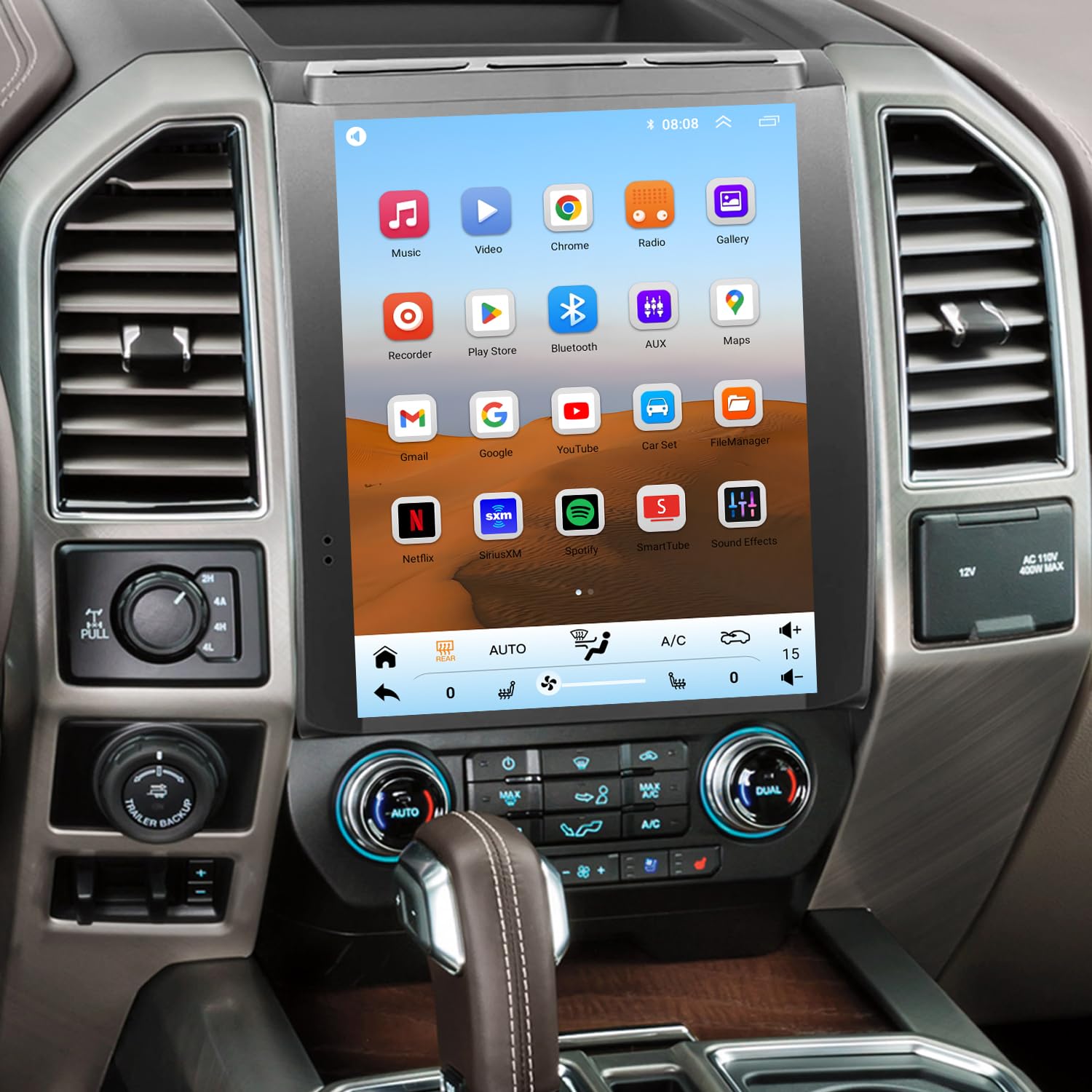 Photo 1 of for Ford F150 Radio Upgrade 2015 2016 2017 2018, 8core CPU Stereo System Replacement,12.1inch Touch Screen,Carplay and Android Auto,Support 4G NetworkLPNPMGO8613931
