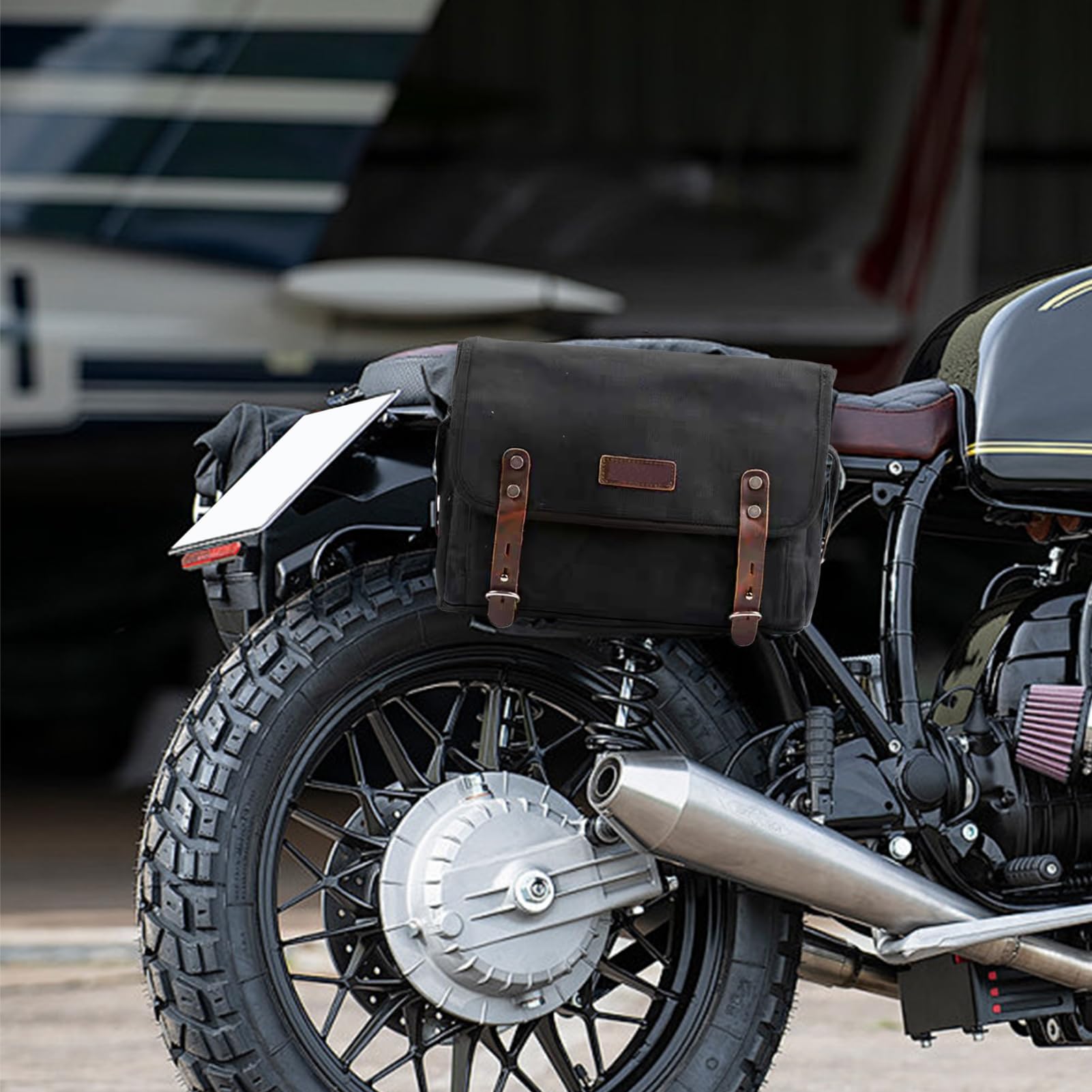 Borse da Sella per Moto da Cross | Borsa Laterale Per Scooter,Borsa Multiuso in Tela per Tour, Viaggi e Città adatta a Scooter e Motocicli