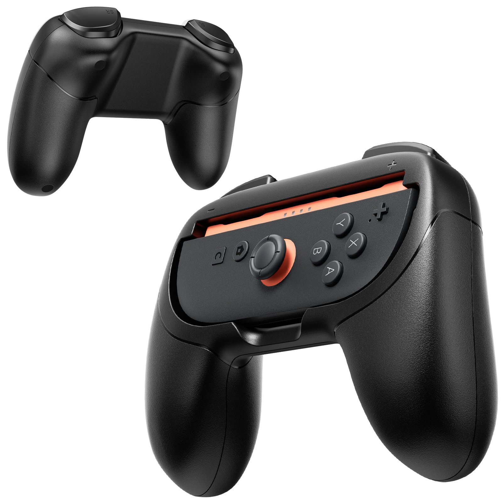 Nintendo Switch -  Joy-Conグリップ付き2個セット Switch Joy-Conコントローラー用グリップ 2点セット Amazon