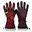 Telguua Heated Gloves for Women Men,Electric Rechargeable Heated Work Glove Ski Mitten Waterproof Touchscreen Heated Glove (Black, M)