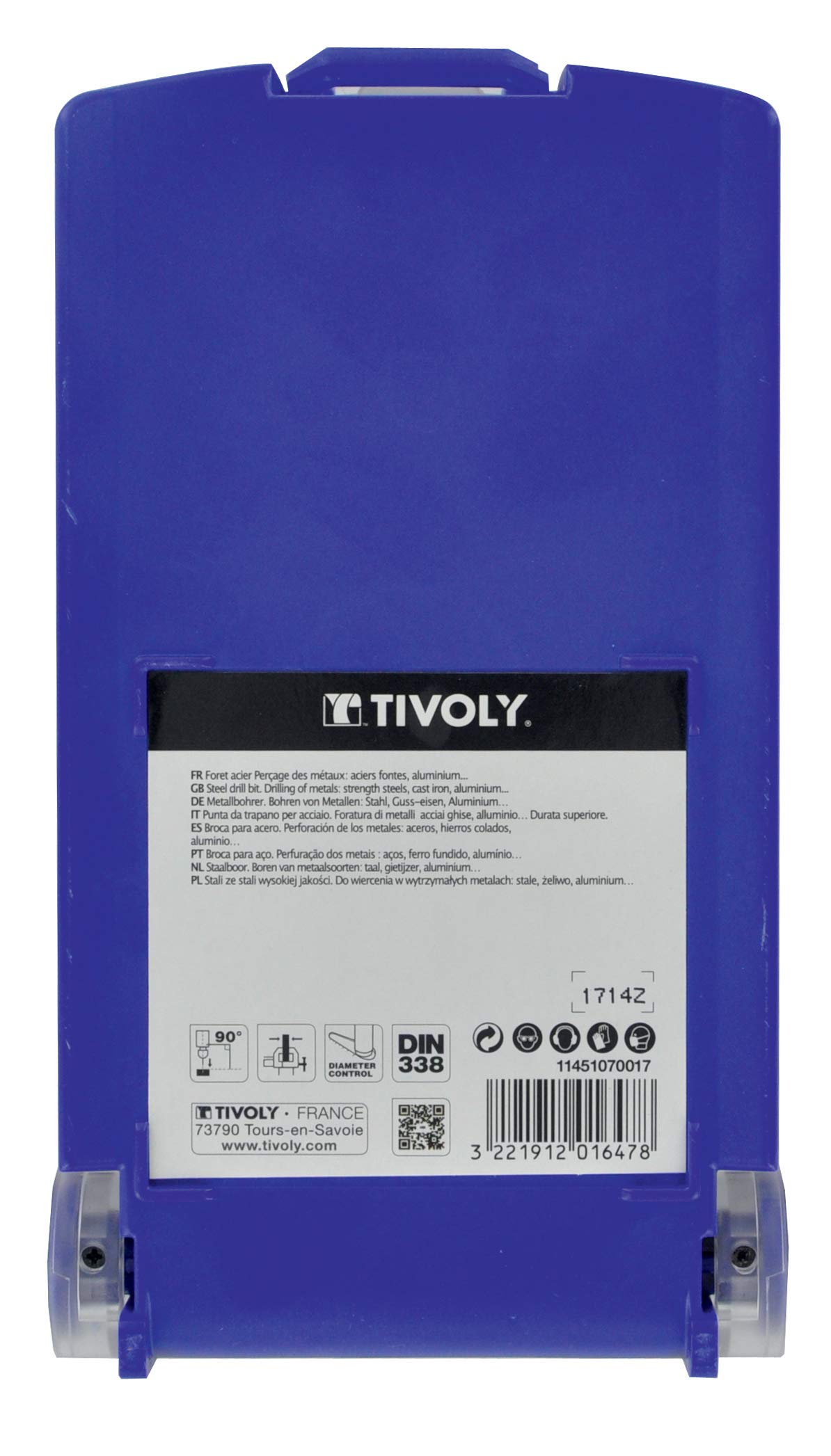 Tivoly 11451070017 - Set di 25 punte per trapano in metallo HSS