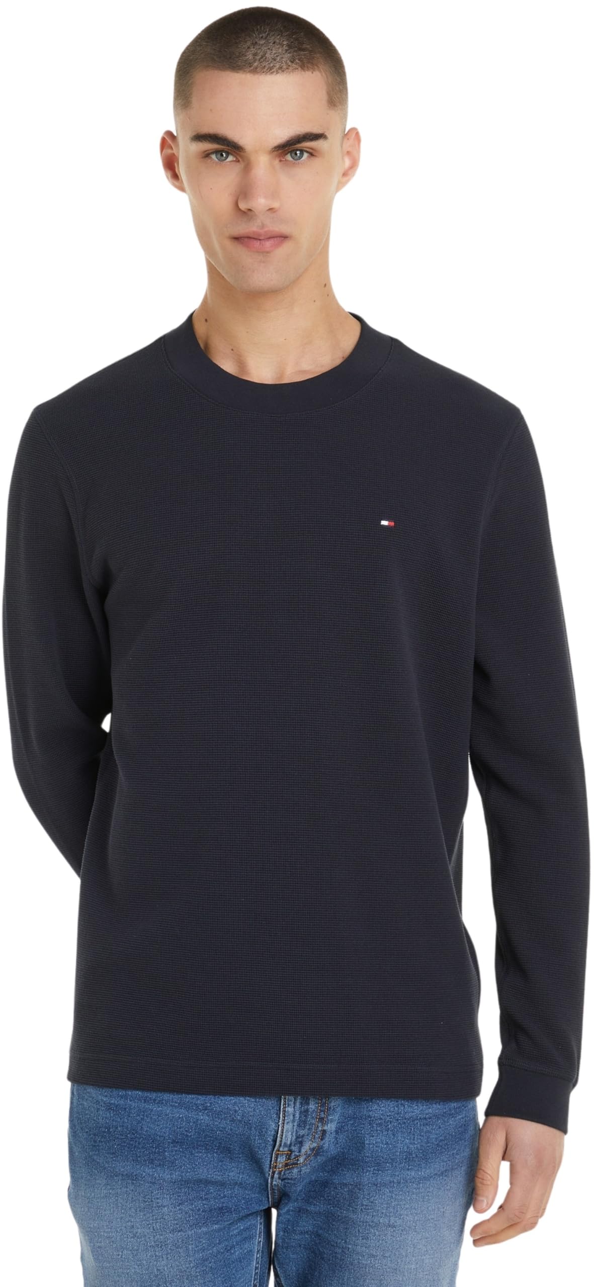 Tommy Hilfiger Camisetas de Manga Larga para Hombre