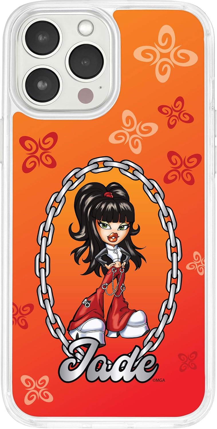 Affinity Bands X Bratz Passion for Fashion HD Phone Case Compatible with MagSafe Apple iPhone 14 (Yasmin Outline)