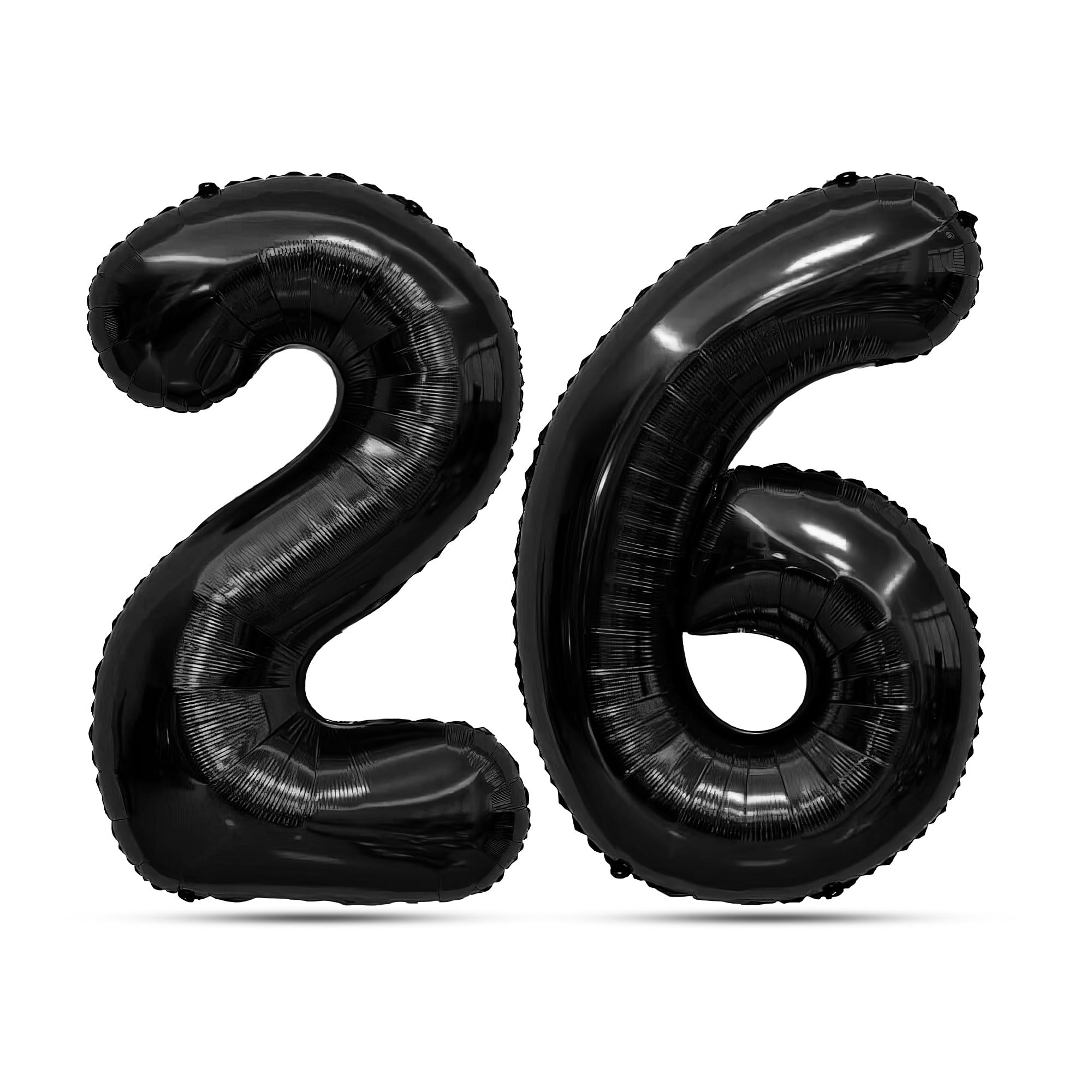 Black Number Balloons 26 Balloon Numbers 26th Number Balloon Foil Mylar Party Balloon For Men Women 26th Birthday Balloons 26 Birthday Decorations For Her Him Anniversary Graduation Decorations