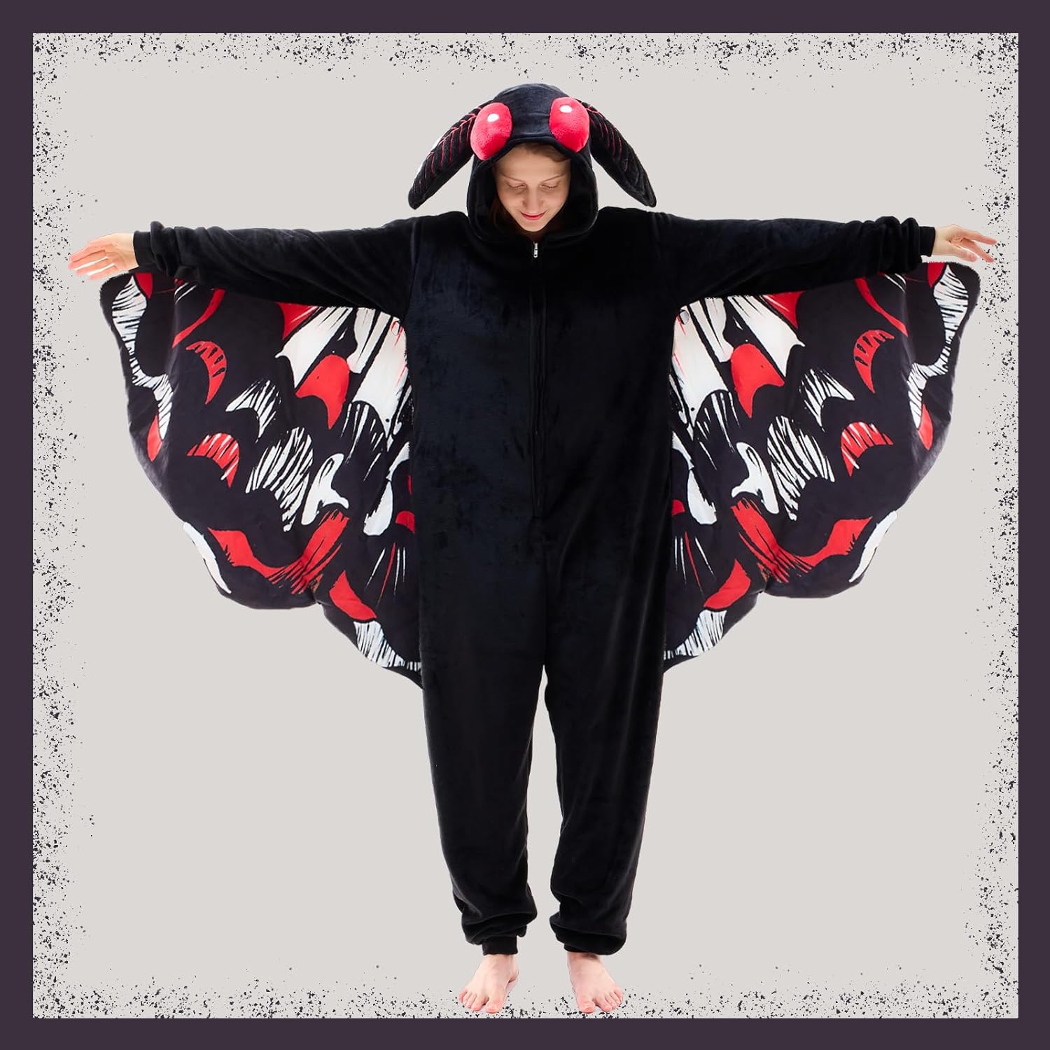 NEWCOSPLAY Unisex Adult Onesie Pajamas Animal One Piece Costume Cosplay Sleepwear - Image 5