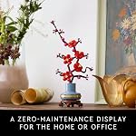LEGO Icons Plum Blossom Building Sets for Adults - Artificial Flower for Dinner Table Centerpiece, Living Room Home Decor, Ages 18+ - DIY Craft Kits - Gift for Graduation - 10369