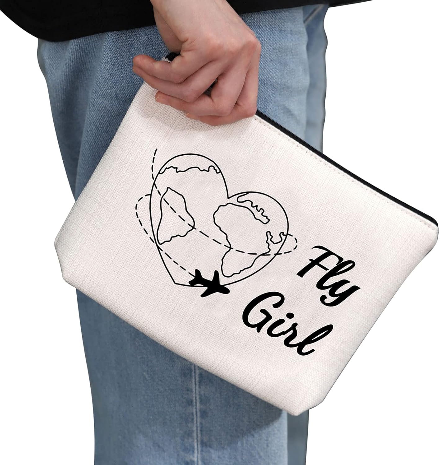 flight attendant makeup bag