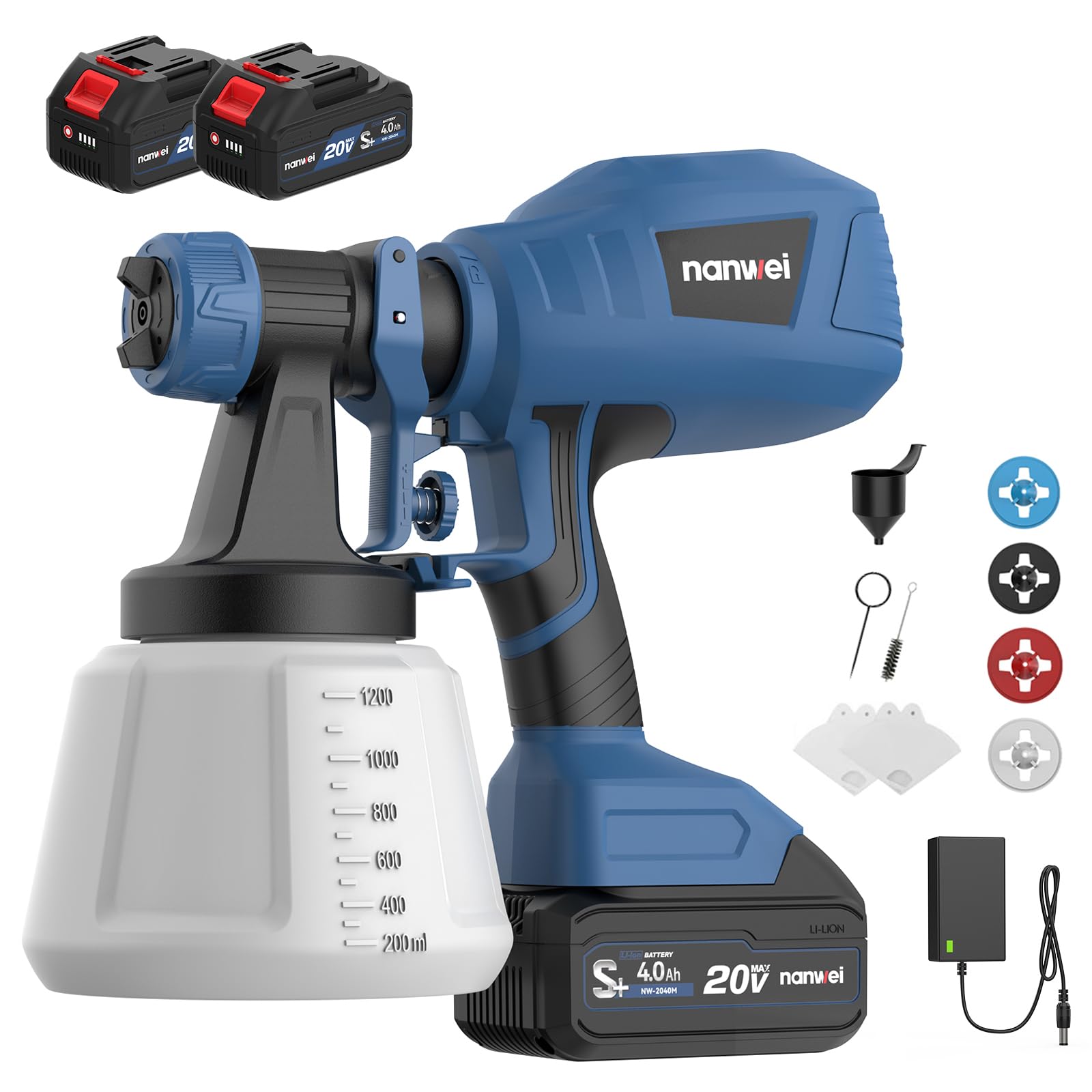 Amazon | NANWEI コードレススプレーガン マキタ18Vバッテリー対応