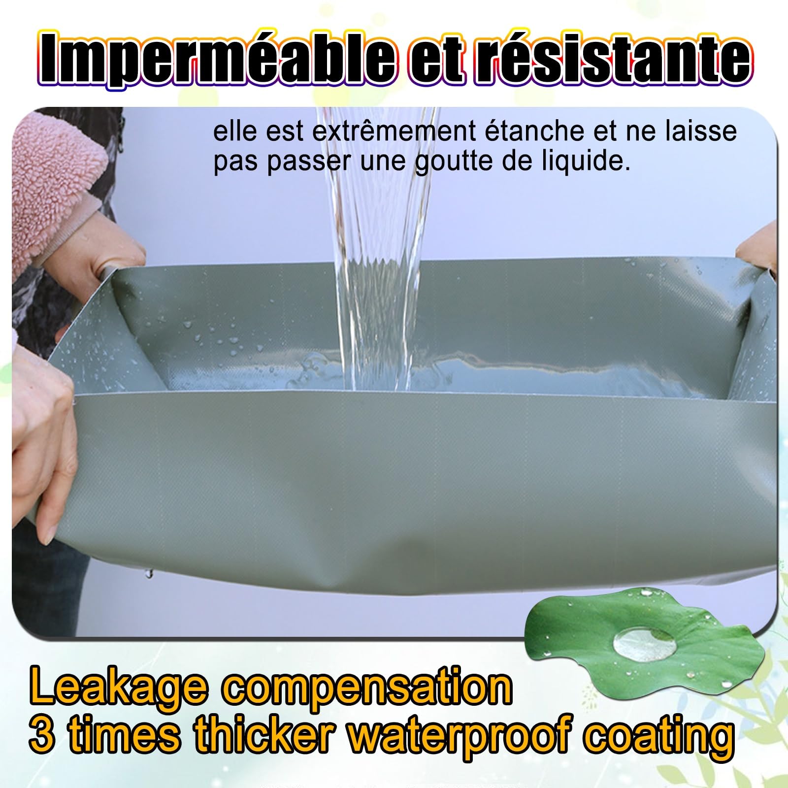 Lona Impermeable Reforzada 6 x 6 m Resistente a La Intemperie, Plegable, con Cuerda 10M Lona de Tienda de Campaña para Muebles de Jardín, Barco, Gris