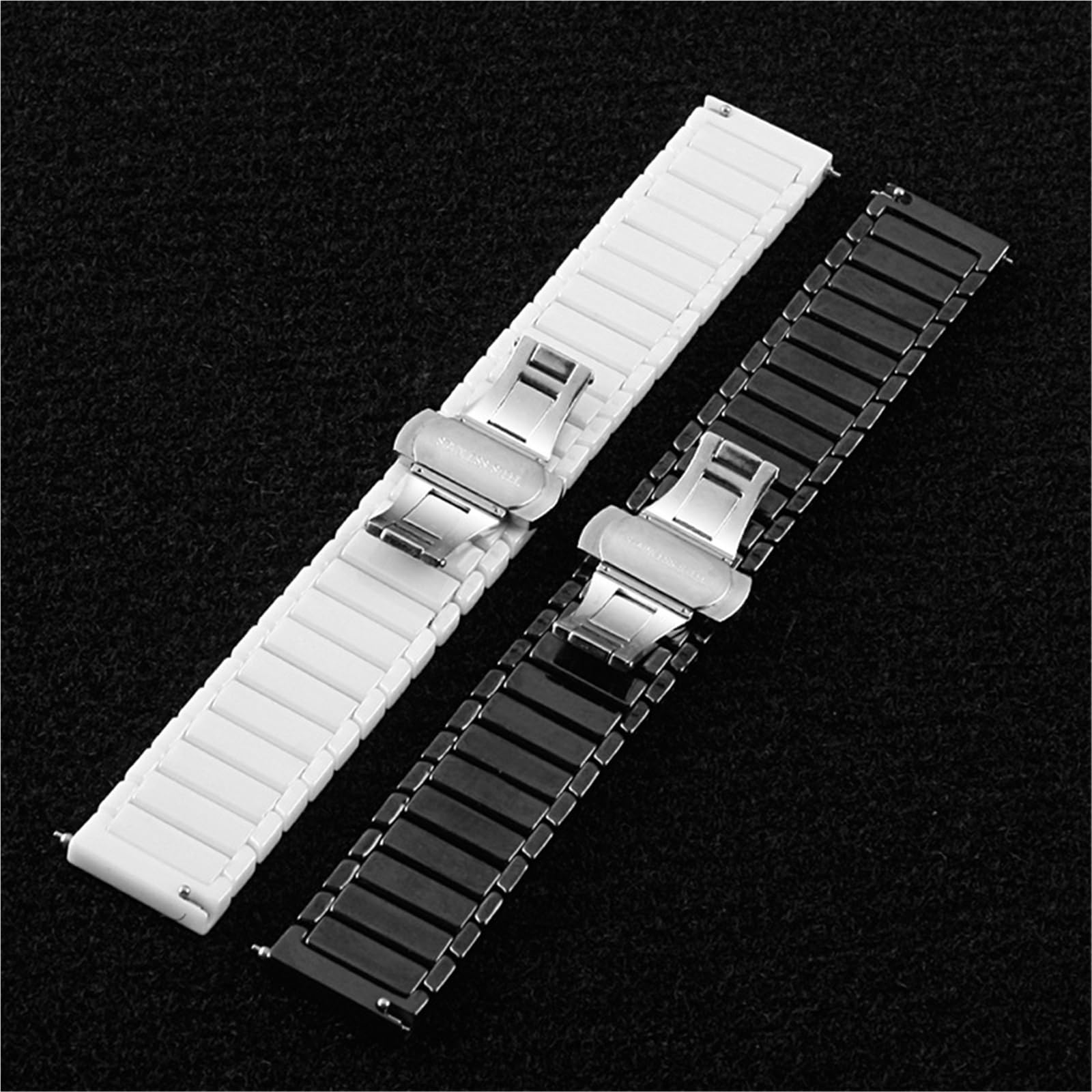 Uhrenarmband aus Edelstahl mit Schnellentriegelung, 20–24 mm, Unisex, Ersatzarmband