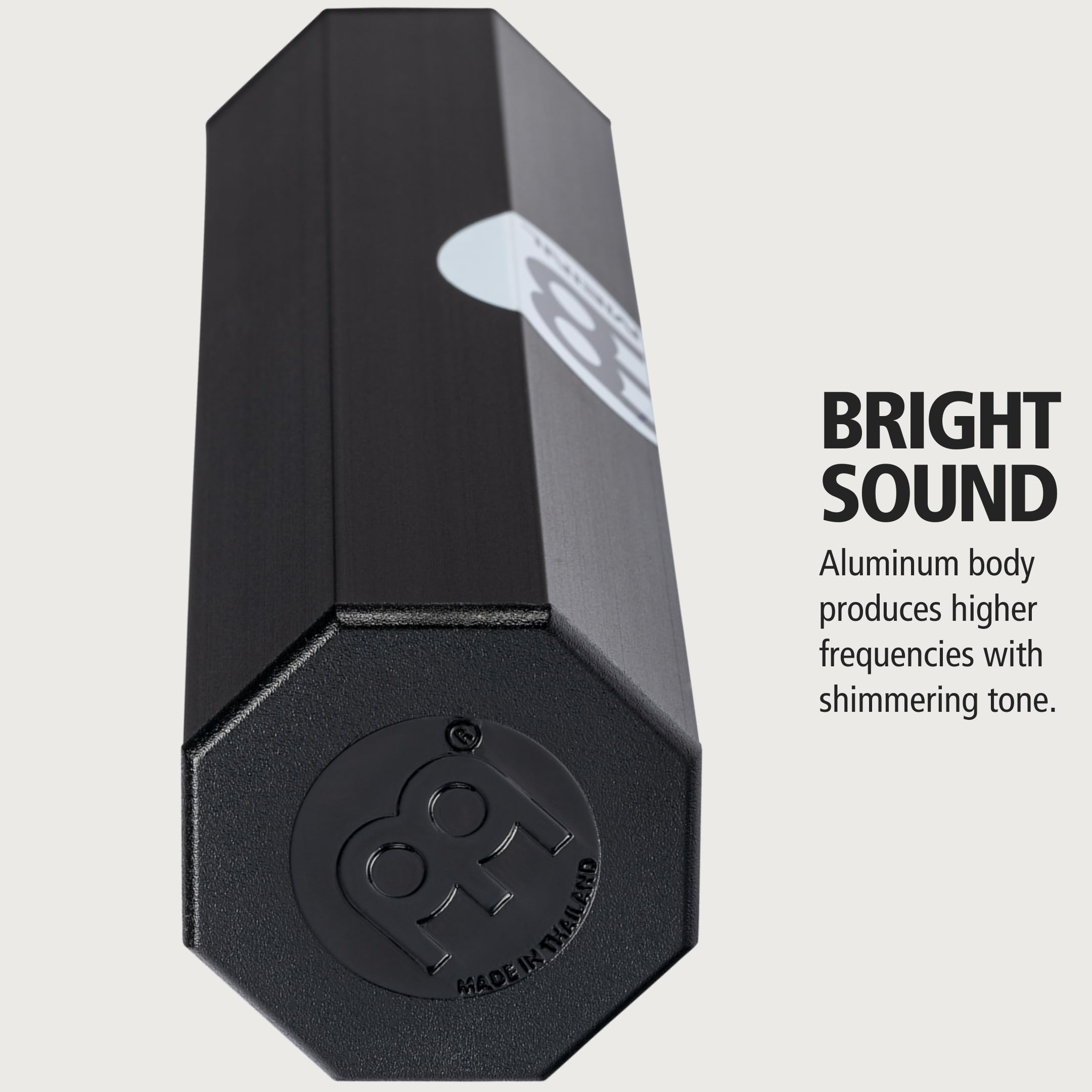 Meinl SH88BK Octagonal Shaker, Medium, Black - Shaker