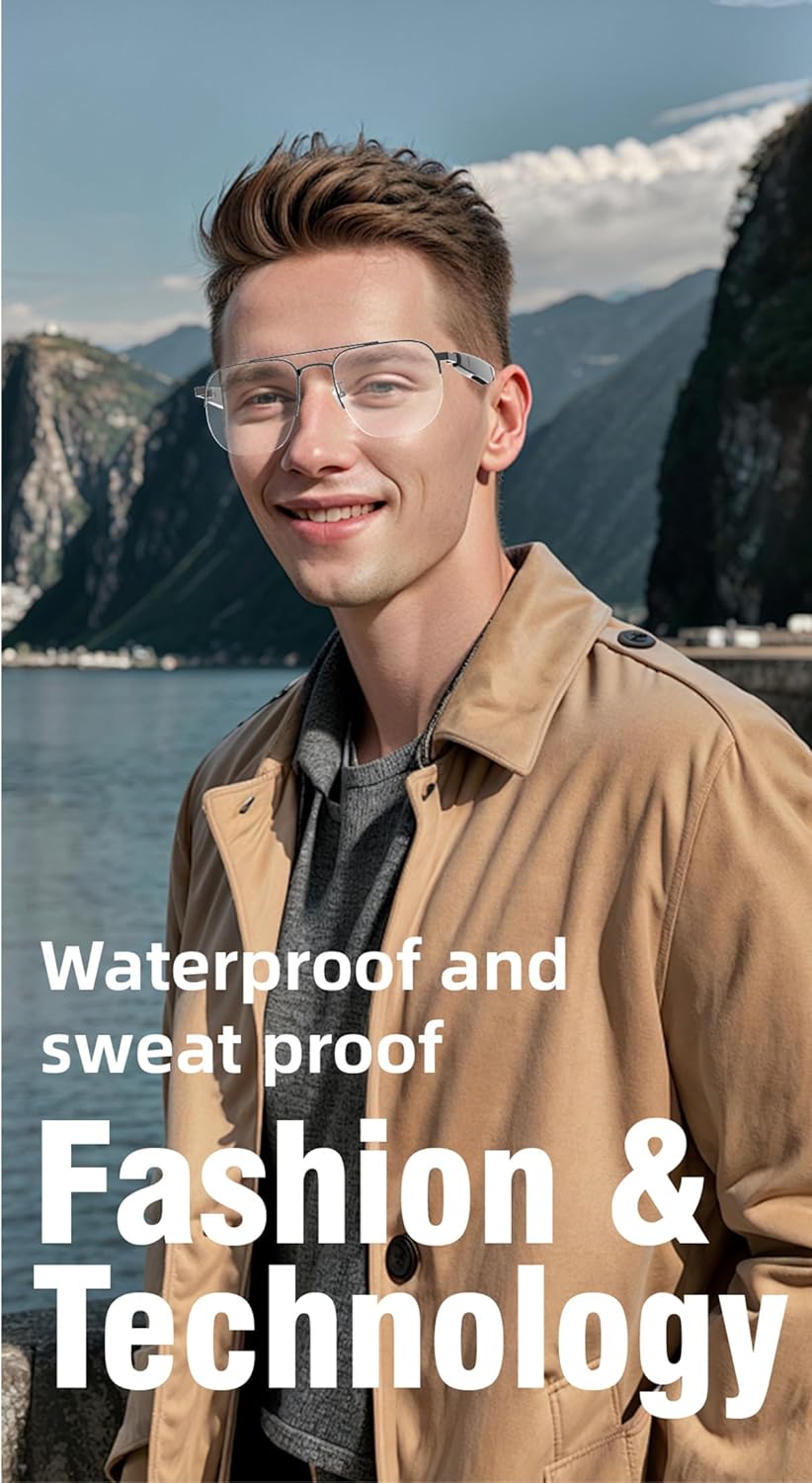 نظارات بلوتوث ذكية للرجال من اكسمينها، نظارات بلوتوث مع مكبرات... - view 2