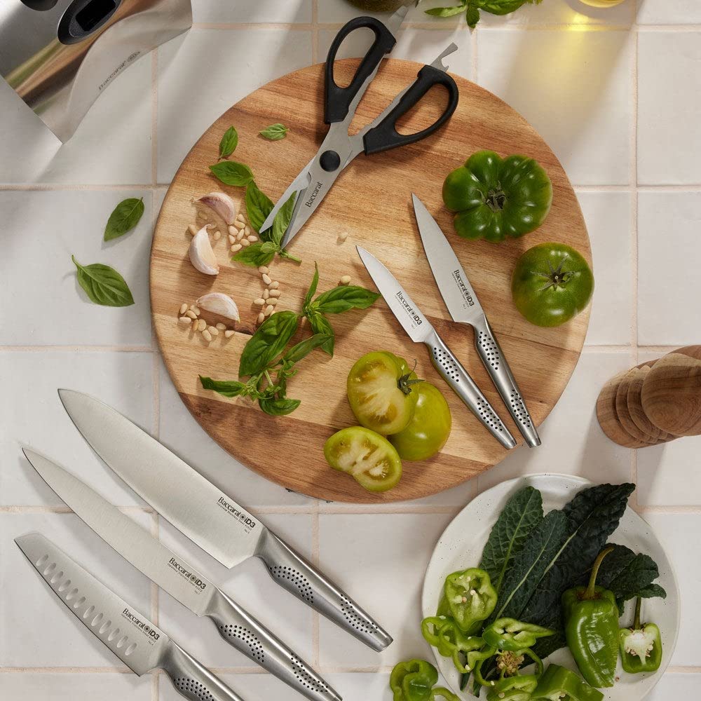 ダーツ JOKERD ULTIMATE Model Re-Baccarat. Baccarat iD3 Tora 7 Piece Knife Block Japanese Steel Scissors