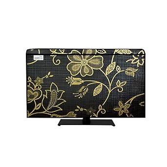 Multicolor 24 Inches LED TV Cover fit for All Brands Every Models with Transparent Polythene Layer (PRINTED)_WH0046